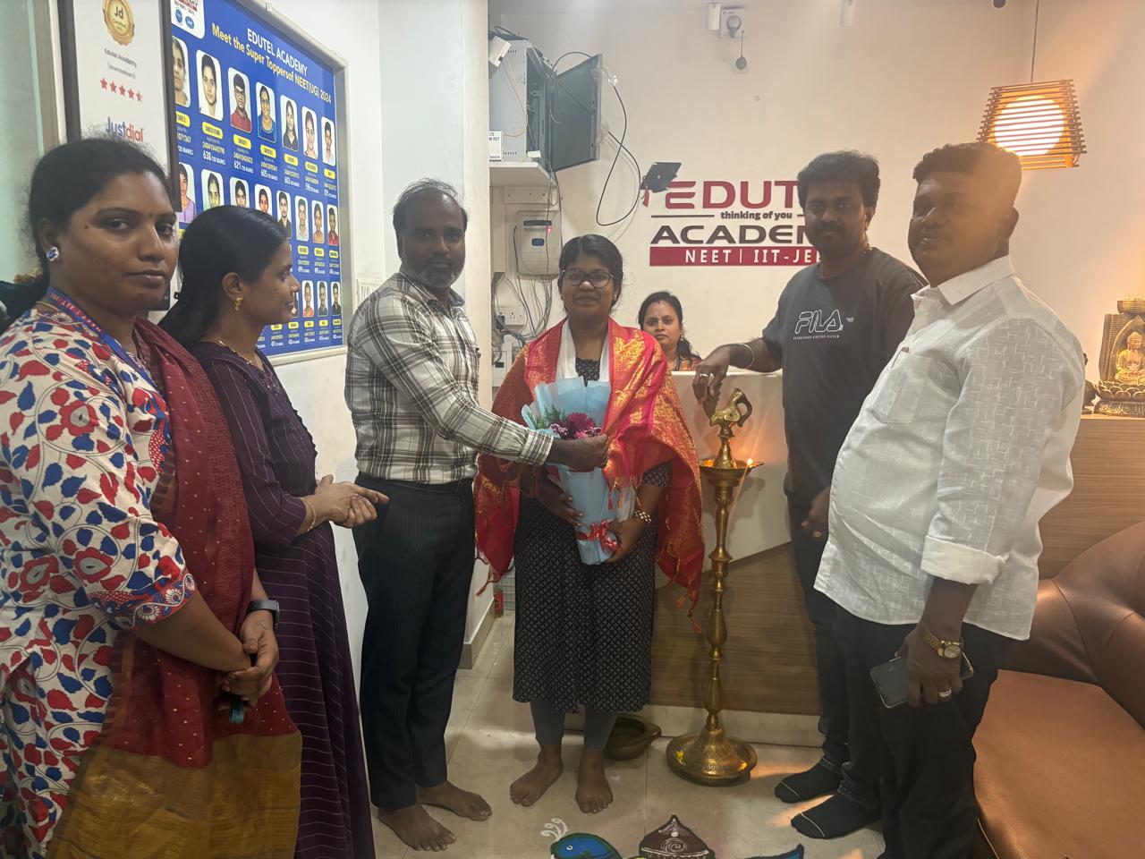 Students learning at Edutel Academy